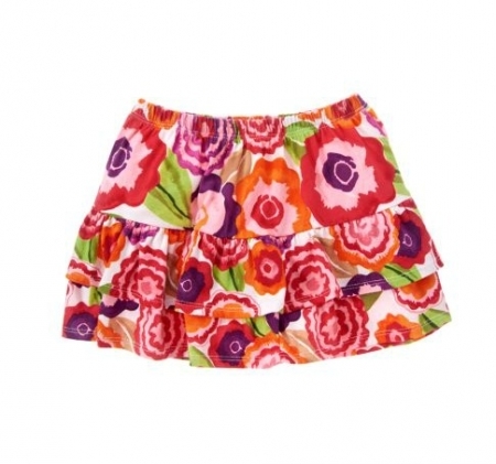 Crazy8 Юбка для девочки  Floral Knit Skort