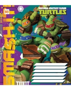 YES TMNT City, тетрадь А5/12 кос.